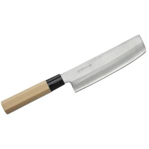 Nóż kuchenny SATAKE Yoshimitsu Nakiri, brązowy, 16 cm