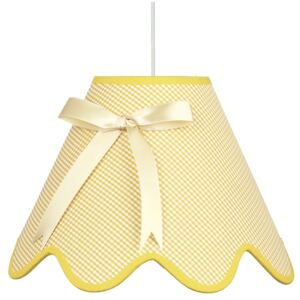 Candellux Lola 31-04673 lampa wisząca zwis 1x60W E27 żółta