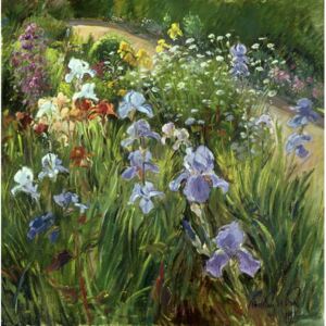 Reprodukcja Irises and Oxeye Daisies 1997, Timothy Easton
