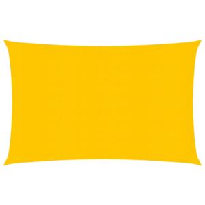 Żagiel przeciwsłoneczny, 160 g/m², żółty, 3x4,5 m, HDPE
