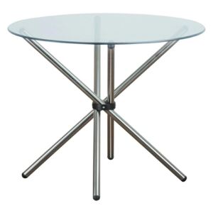 Stół CONEX blat szklany - szkło, metal