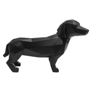 Czarna dekoracja PT LIVING Origami Dog
