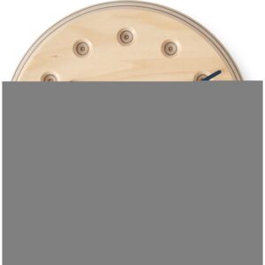 Zegar ścienny Paper Wood Line 22 cm niebieskie wskazówki