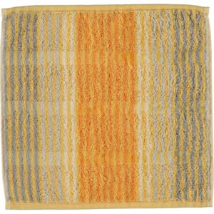 Ręcznik Cashmere w paski 30 x 30 cm jasnopomarańczowy