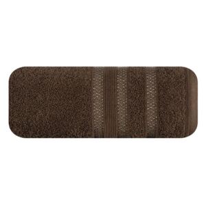Ręcznik EUROFIRANY Judy, brązowy, 50x90 cm