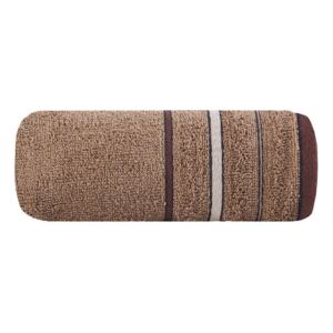 Ręcznik EUROFIRANY, Martin, brązowy, 50x90 cm