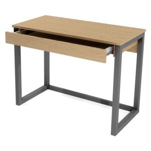 Drewniane biurko z szufladą Inelo X9