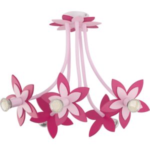 Plafon Nowodvorski Flowers Pink 6896 kwiatki lampa sufitowa 5x35W GU10 różowy