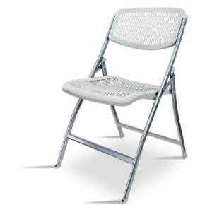 Składane krzesło K 1062 - kolor jasno szary