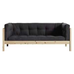 Sofa 2-osobowa Karup Fusion Natural/Linoso Dark Gray