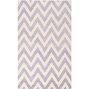 Wełniany dywan Safavieh Stella Light Purple, 182x121 cm