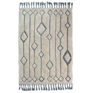 Beżowo-niebieski ręcznie tkany dywan Flair Rugs Solitaire Sion, 120x170 cm
