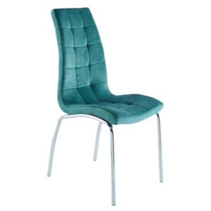 Krzesło tapicerowane Betty zielone
