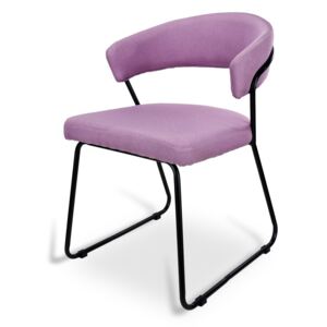 Nowoczesne krzesło do jadalni, salonu K 1065 - kolor różowy