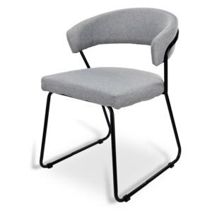 Nowoczesne krzesło do jadalni, salonu K 1065 - kolor szary