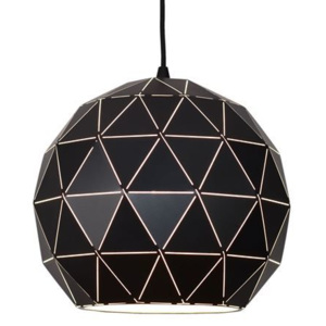 MCODO :: Modna lampa wisząca KOHINOOR czarna z nowej kolekcji lamp Diamond