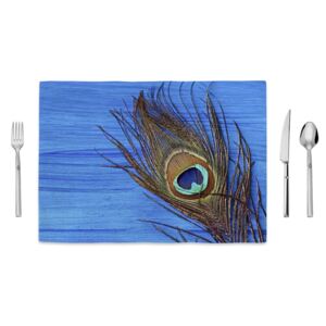 Mata kuchenna Home de Bleu Tropical Peacock, 35x49 cm