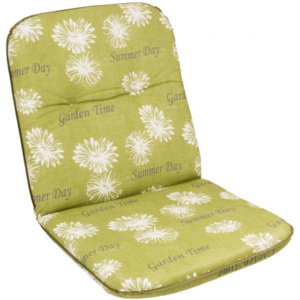 Siedzisko na niskie krzesło SCALA NIEDRIG zielony kwiat 30368-211