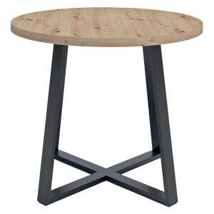 Loftowy stół z blatem Dąb artisan - Jens