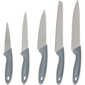 Zestaw 5 uniwersalnych noży kuchennych ze stali nierdzewnej