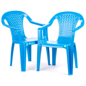 Grand Soleil 2 krzesła dla dzieci, niebieskie
