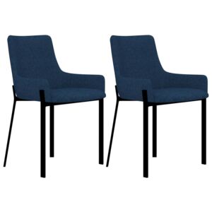 Krzesła stołowe VIDAXL, niebieskie, 2 szt