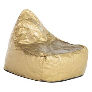 Fotel złoty - pufa - siedzisko - worek do siedzenia - DROP