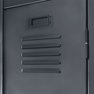 Metalowa szafka w industrialnym stylu, 90 x 45 x 180 cm