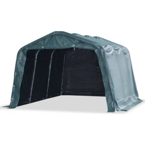 Namiot dla bydła, ruchomy, PVC, 550 g/m², 3,3 x 4,8 m, zielony
