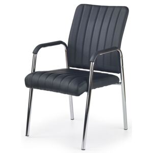 Fotel konferencyjny PROFEOS Verdal, czarny, 58x53x92 cm