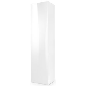 Szafka lakierowana ELIOR Vomes 9X, biała, 40x30x180 cm