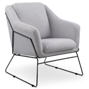 Fotel wypoczynkowy PROFEOS Foster 3X, popielaty, 76x69x81 cm