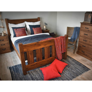 Łóżko drewniane Rustyk / Mieszko 140