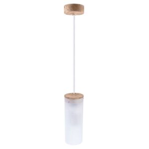 Biała lampa wisząca zwis tuba - S236-Pavla