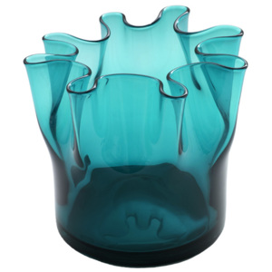 Wazon Serax Folding Vase 18 cm, turkusowy