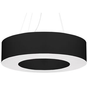 Czarny designerski okrągły żyrandol - EX694-Saturni