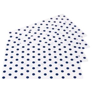 Altom Nakrycie stołowe Navy Dots, 28 x 43 cm, zestaw 4 szt