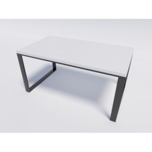 Stół z białym blatem modern loft RENO 140/90
