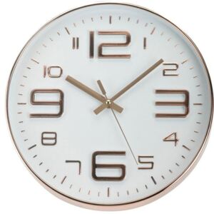 Zegar ścienny, miedziany, 30 cm