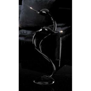 Lampa stołowa Italux Swan MT8098-2A BLACK lampka łabędź oprawa 2X20W G4 czarna