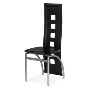 SELSEY Krzesło tapicerowane Pivare czarne