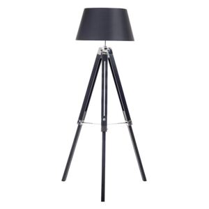 Lampa stojąca czarna - lampa podłogowa - oświetlenie - MADEIRA