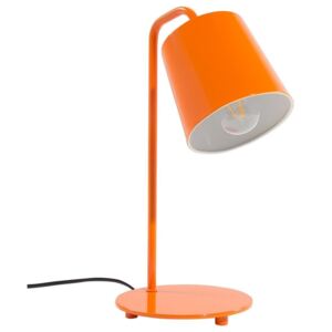 Lampa stołowa biurkowa pomarańczowa metal TARIM