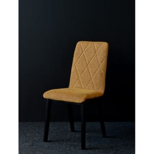 Nowoczesne proste krzesło tapicerowane SENSO 9 Tender Czarny