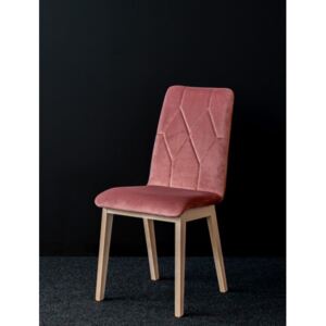 Nowoczesne krzesło tapicerowane drewniane SENSO 7 Magic Velvet Buk