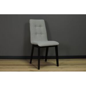Drewniane krzesło tapicerowane SENSO 3 Kenia Czarny