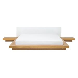 Łóżko jasne drewno 180 x 200 cm ZEN