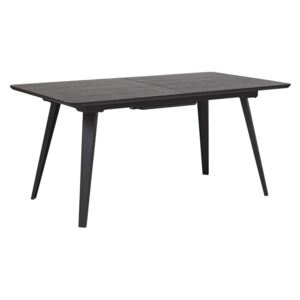 Rozkładany stół do jadalni 160/200 x 90 cm czarny IRVINGTON