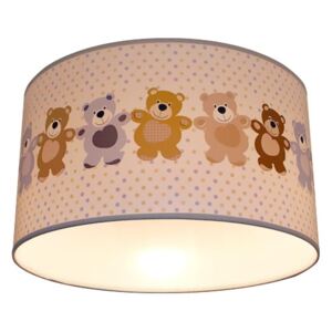 Lampdar Plafon dziecięcy BEARS 2xE27/60W/230V biały SA0658