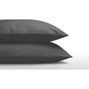 Poszewka na poduszkę czarna, 60 x 70 cm, 2 sztuki, DREAMHOUSE